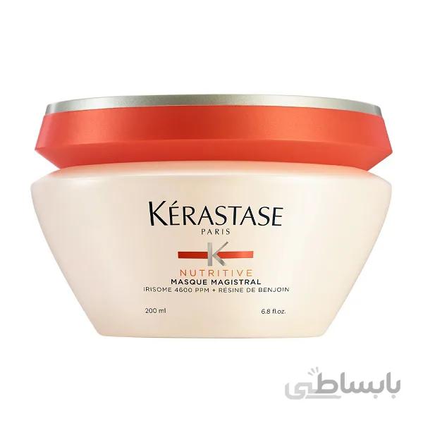 ماسک موی کراستاس KERASTASE مدل نوترتیو NUTRITIVE حجم ۲۰۰ میل | مناسب موی بسیار خشک و ضخیم ا Kerastase nutritive masque magistral 200ml