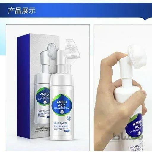 فوم شستشوی صورت مدل آمینو اسید 150میل بیوآکوا ا Bioaqua Facial Cleanser Foam Exfoliating Amino Acid