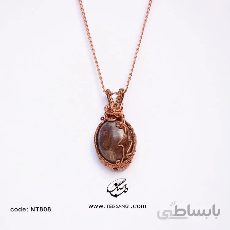 گردنبند زنانه سنگ عقیق NT-808