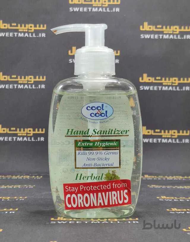 ژل ضد عفونی کننده دست کول اند کول cool and amp cool 250 میل