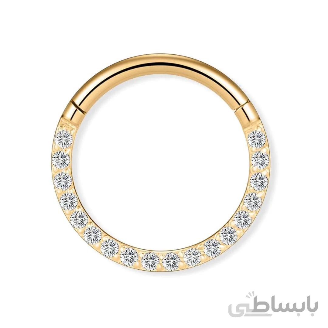 پیرسینگ بینی طرح نگینی کد n109