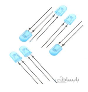 LED اوال درجه 1 مارک M.T.K ابی بسته 1000 تایی