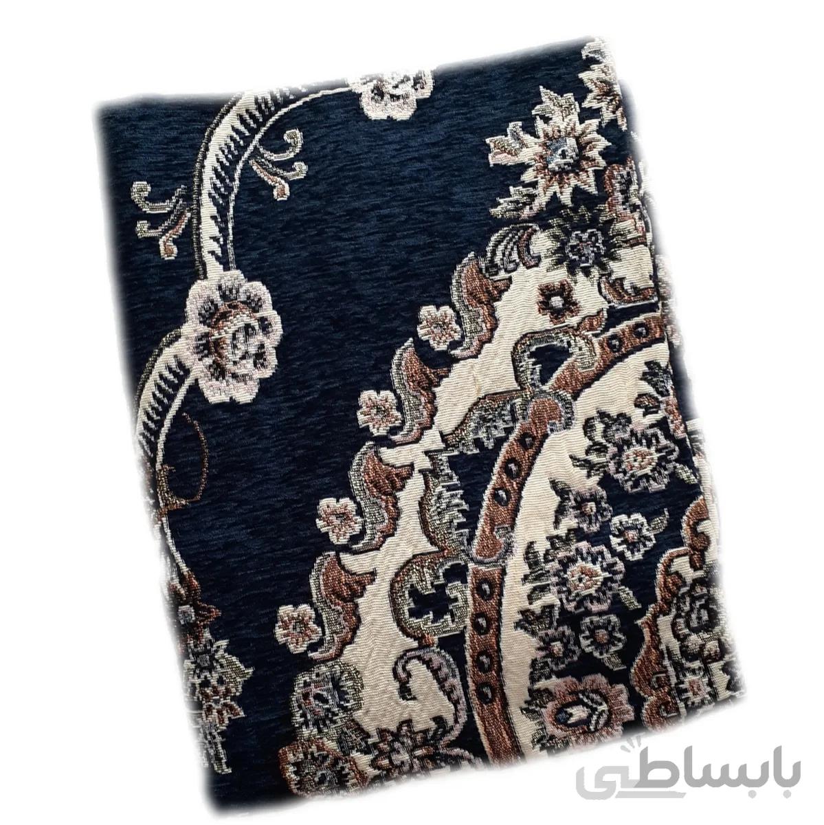 روفرشی مخمل کویر یزد 3متری سرمه ای