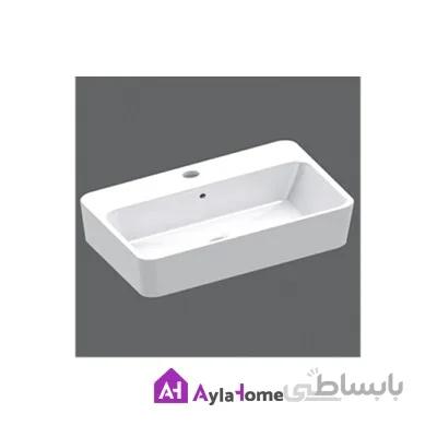 روشویی روکابینتی چینی کرد مدل فیتونیا 60 درجه دو
