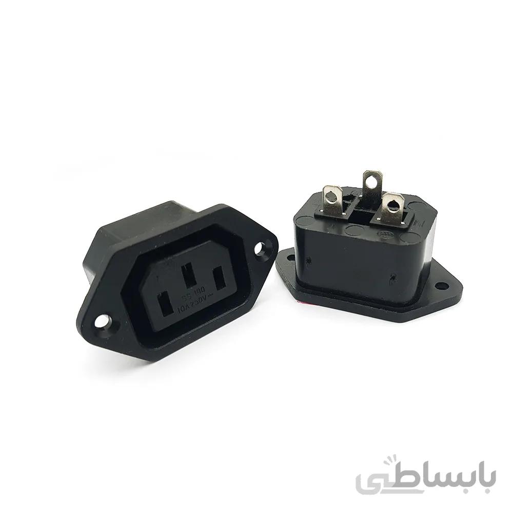 ac socket female جاپیچدار