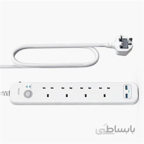سیار محافظ انکر Anker PowerExtend 6-IN-1 USB PowerStrip White