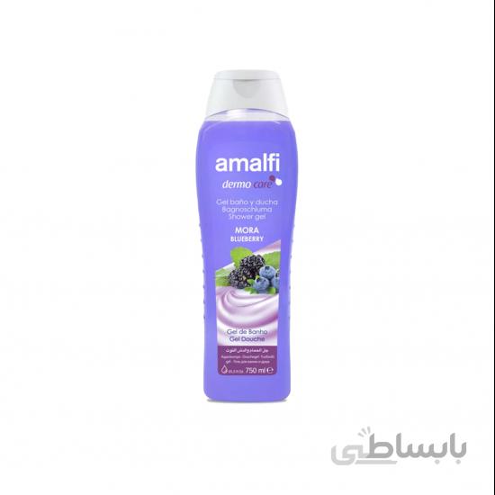 شامپو بدن حاوی عصاره بلوبری و شاه توت آمالفی Amalfi حجم 750 میل