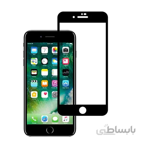 گلس گوشی ایفون 7 پلاس و ایفون 8 پلاس محافظ صفحه نمایش شیشه ای آیفون Full Glass Apple Iphone 7 Plus/Iphone 8 Plus