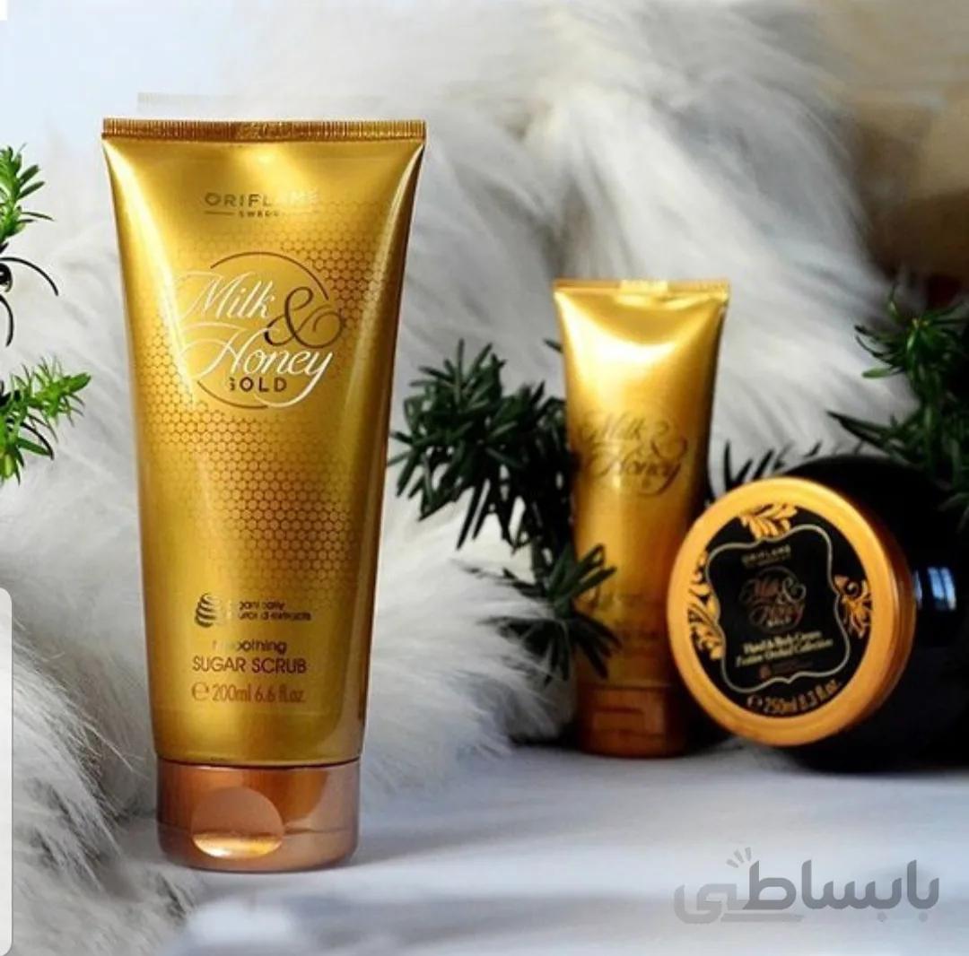 اسکراب بدن شکری شیر و عسل اریفلیم