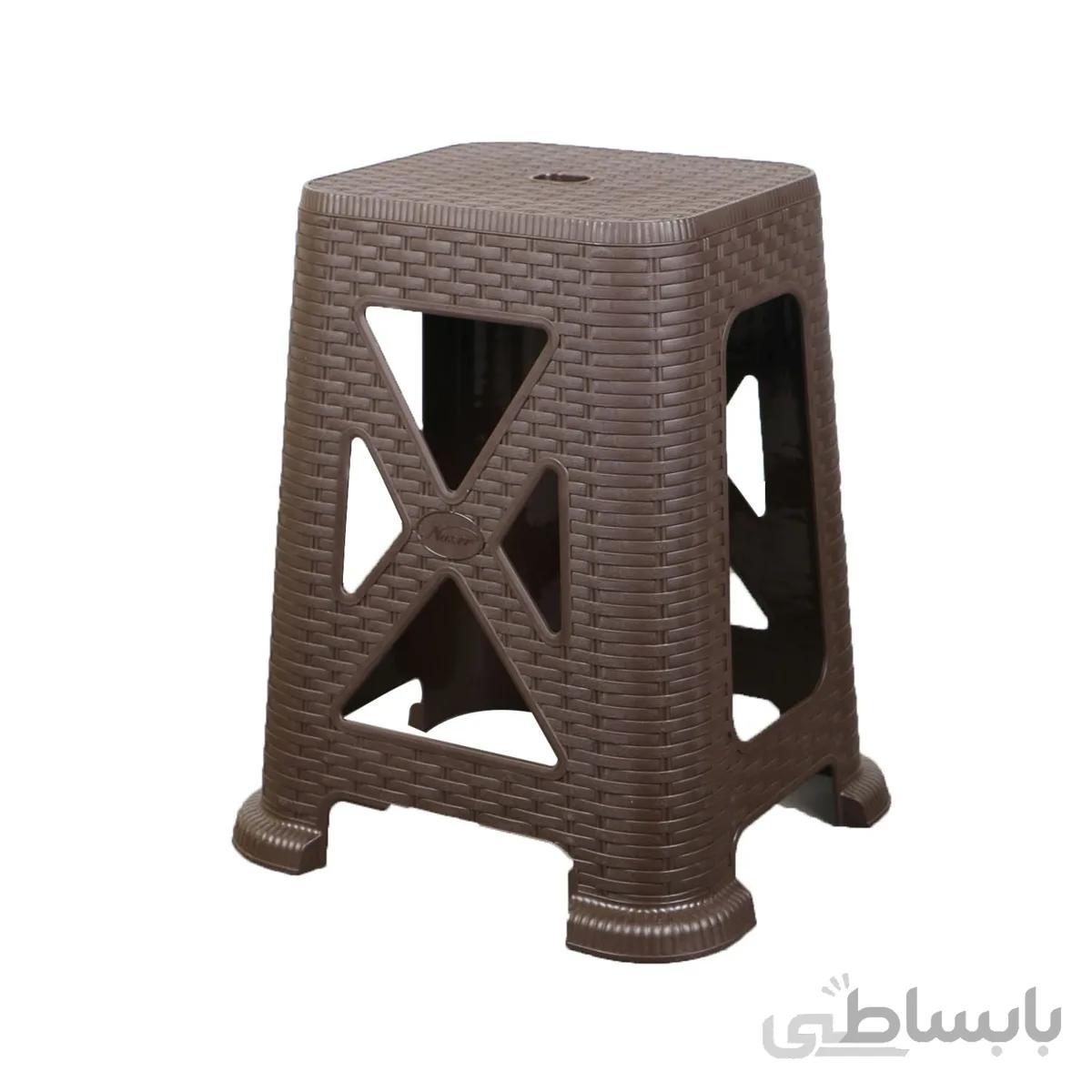چهارپایه بلند حصیربافت ناصر پلاستیک مدل 867