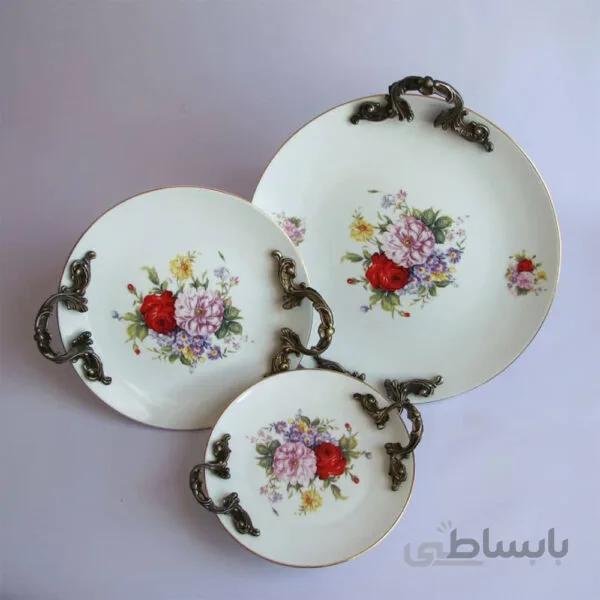 شیرینی خوری پایه دار مدل sirinسایز کوچک آنتیک G111