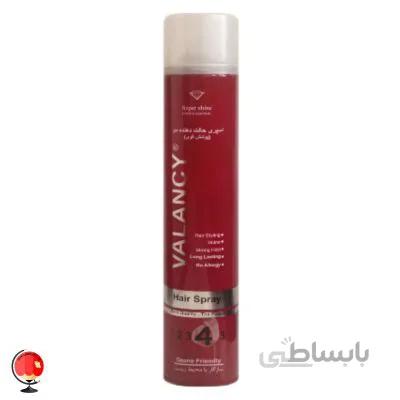 اسپری نگهدارنده حالت مو والانسی مدل Shine حجم 500 میلی لیتر