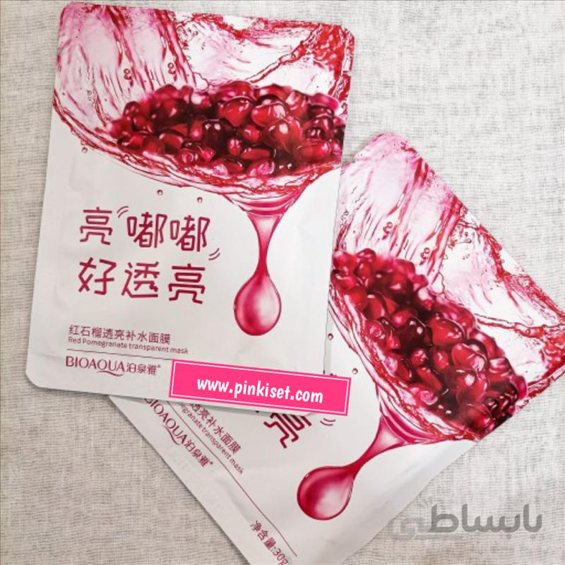 ماسک صورت نقابی انار بیوآکوا - BIOAQUA