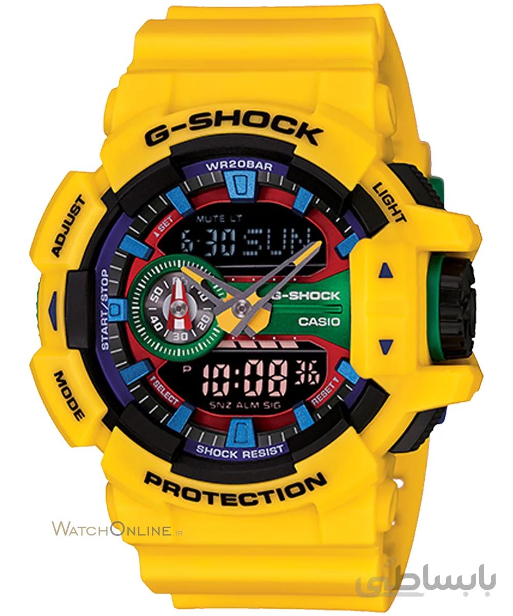 ساعت مچی عقربه ای مردانه کاسیو جی شاک مدل G-Shock GA-400-9ADR ا Casio G-Shock GA-400-9ADR Watch For Men