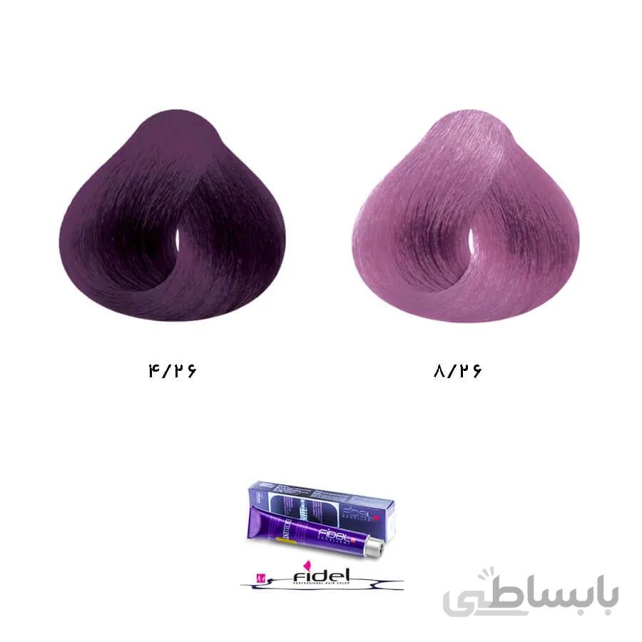 رنگ موی فیدل گروه بنفش