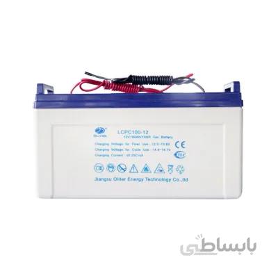 باتری 100 آمپرساعت 12 ولت OLITER مدل LCPC100-12