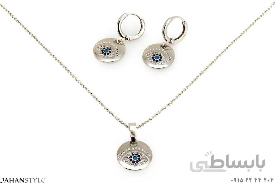 نیم ست طرح چشم زخم برند ysx