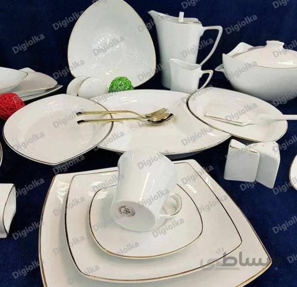 سرویس چینی پردیس قالب پاریس لب طلا