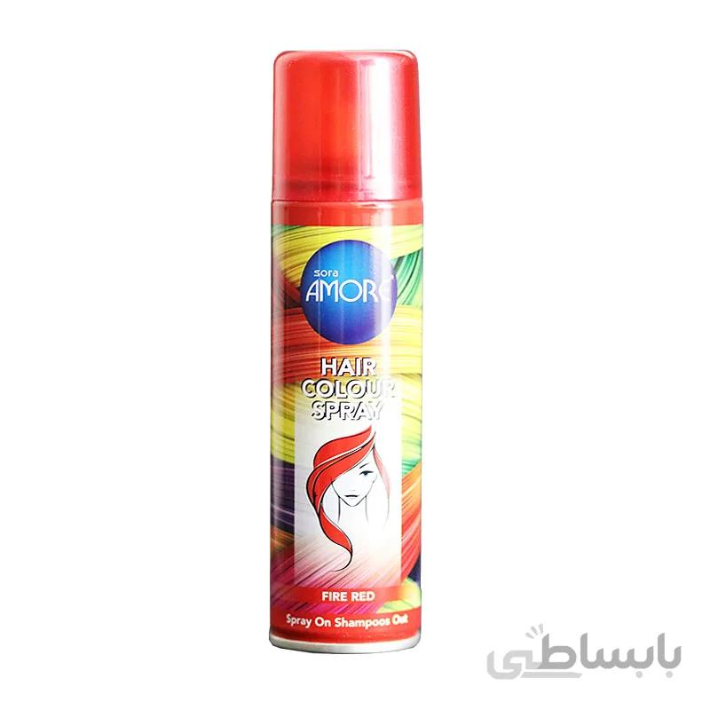 اسپری رنگ مو قرمز آمور