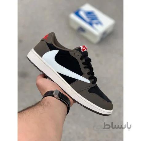 ست کتونی اورجینال نایک جردن تراویس بدون ساق Travis Scott x fragment x Air Jordan 1 Low