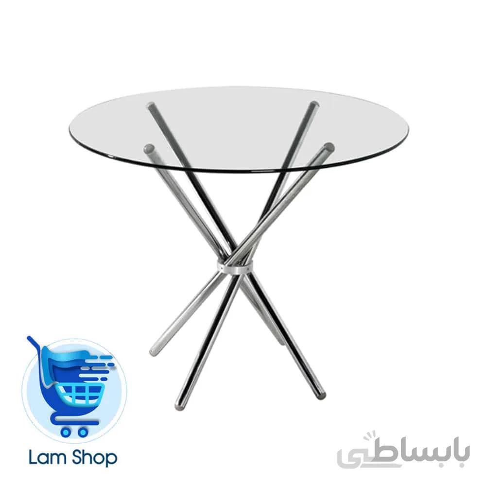 میز ناهار خوری B770 پایه کروم راحتیران