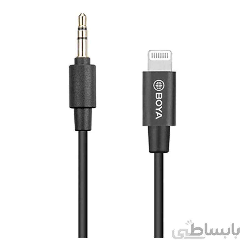کابل تبدیل میکروفن بویا Boya BY-K2 3.5mm to USB Type-C