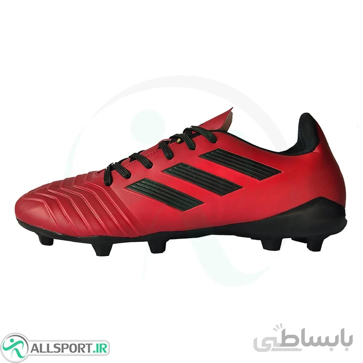 کفش فوتبال آدیداس پردیتور طرح اصلی قرمز مشکی Adidas Predator 18.3 Red Black