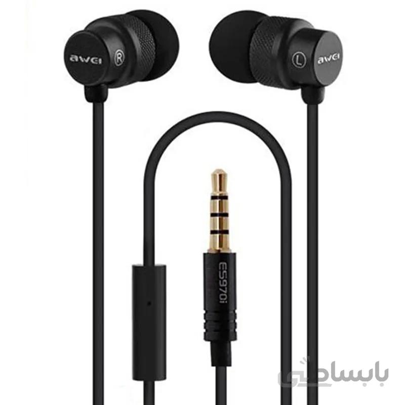 هندزفری سیمی Awei مدل ES970i ا AWEI ES 970i HIGH PERFORMANCE Wired Earphone