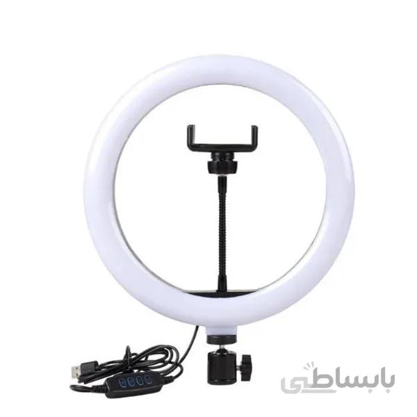 رینگ لایت رومیزی 20 واتی TSV سایز 10 اینچ