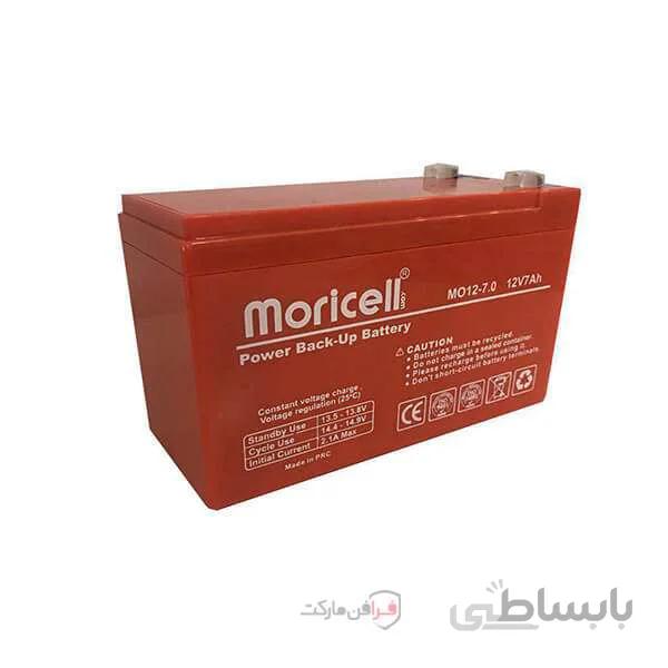 باتری 12 ولت 7.2 آمپر برند موریسل
