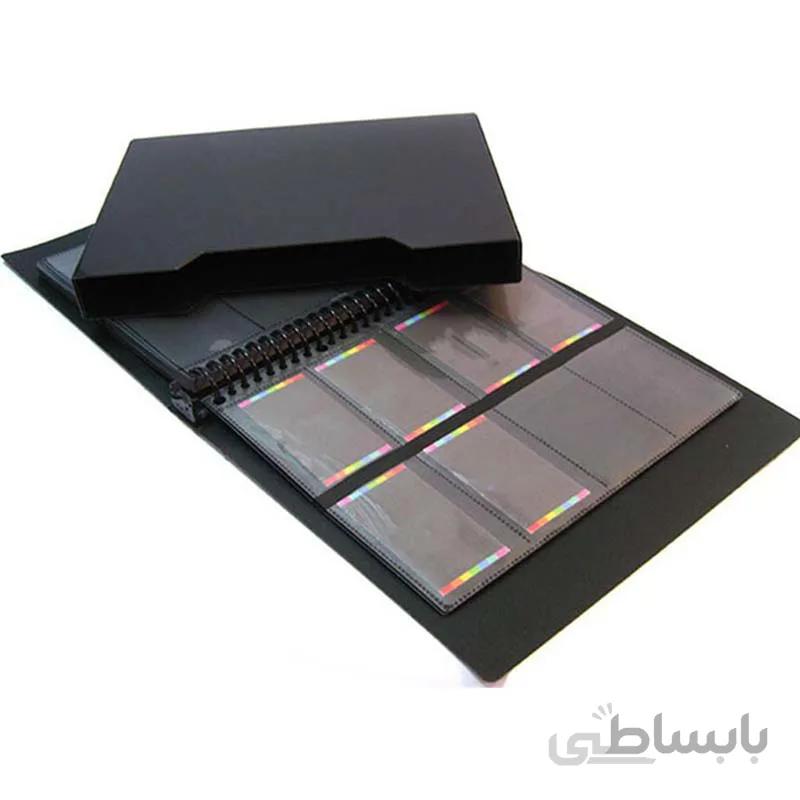 آلبوم کارت ویزیت پاپکو متالیک قابدار 384 عددی مدل CH-384-BC