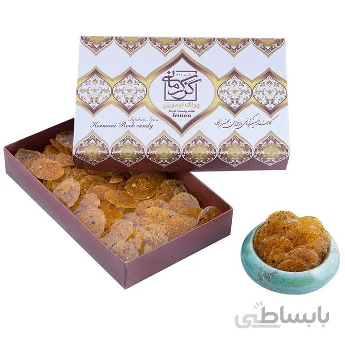 پولکی لیمویی کرمانی 450 گرمی کد P-12