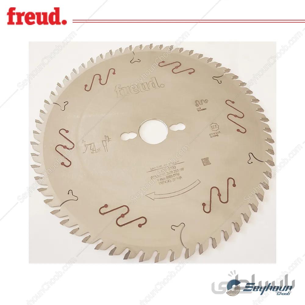 تیغ اره الماسه چوب بر 60 دندانه بی صدا قطر 25 سانتی متر فرود کد LU2B0700