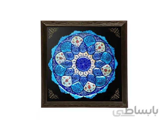 قاب بشقاب میناکاری کد 257