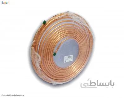 لوله مسی کلاف سایز 12 - 1/2 اینچ کد 25-0 بابک 15 متری