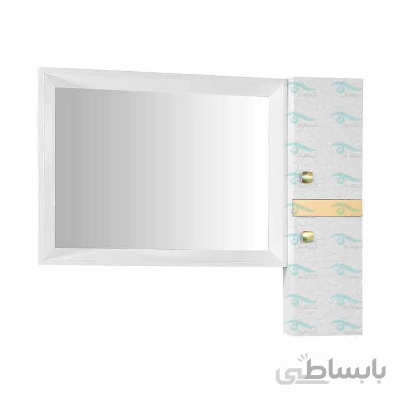 آینه دستشویی آذین سفید