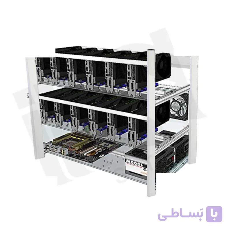 ریگ ماینینگ ۵۷۰ مگاهش با ۱۳ کارت گرافیک XFX RX5600XT DDR6