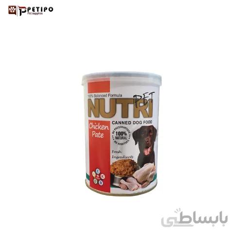 نوتری کنسرو سگ پاته مرغ 425 گرم