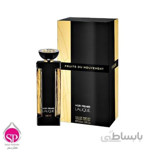 عطر ادوپرفیوم زنانه و مردانه لالیک مدل Noir Premier Fruits Du Mouvement1977 حجم 100 میل