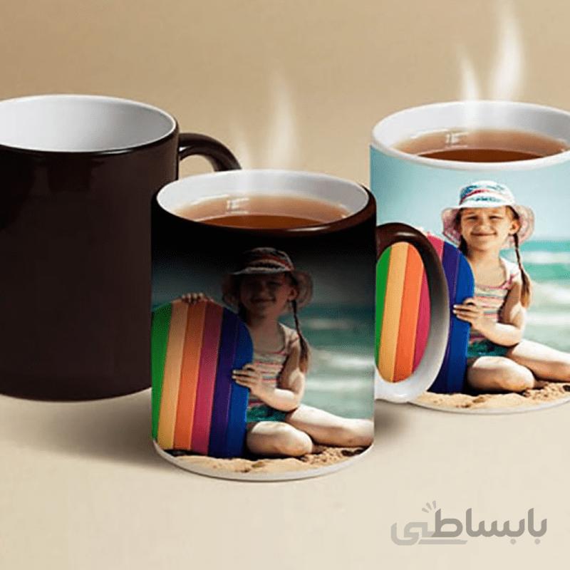 لیوان حرارتی (لیوان جادویی) چاپ عکس بر روی لیوان