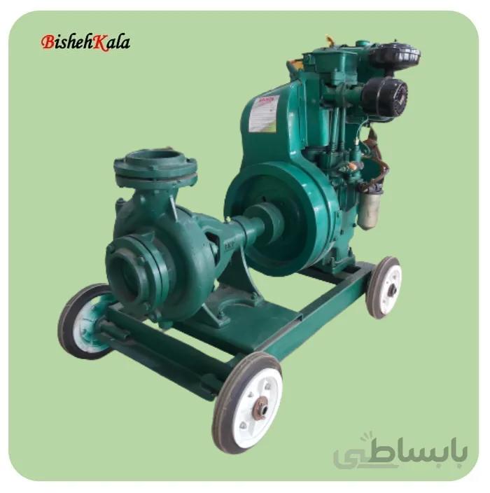 موتور پمپ مارگو ۱۰ اسب با پمپ ۴ اینچ BMP بابل ماشین