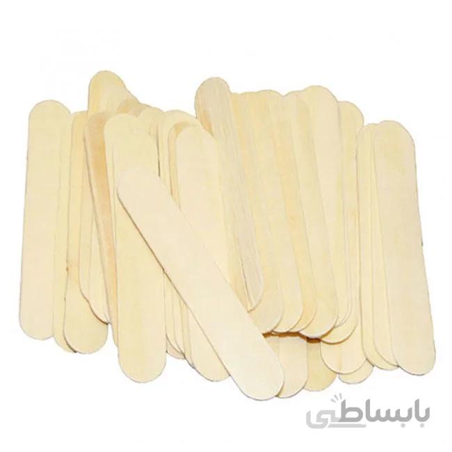آبسلانگ چوبی مدل abaisse langue بسته 50 عددی