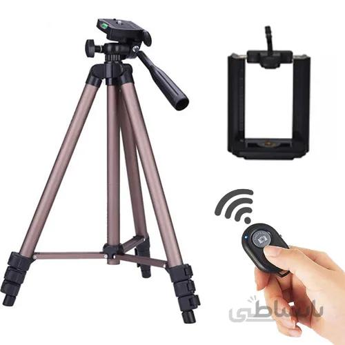 سه پایه موبایل ویفنگ همراه ریموت و هولدر Weifeng WT-3130 Camera Tripod