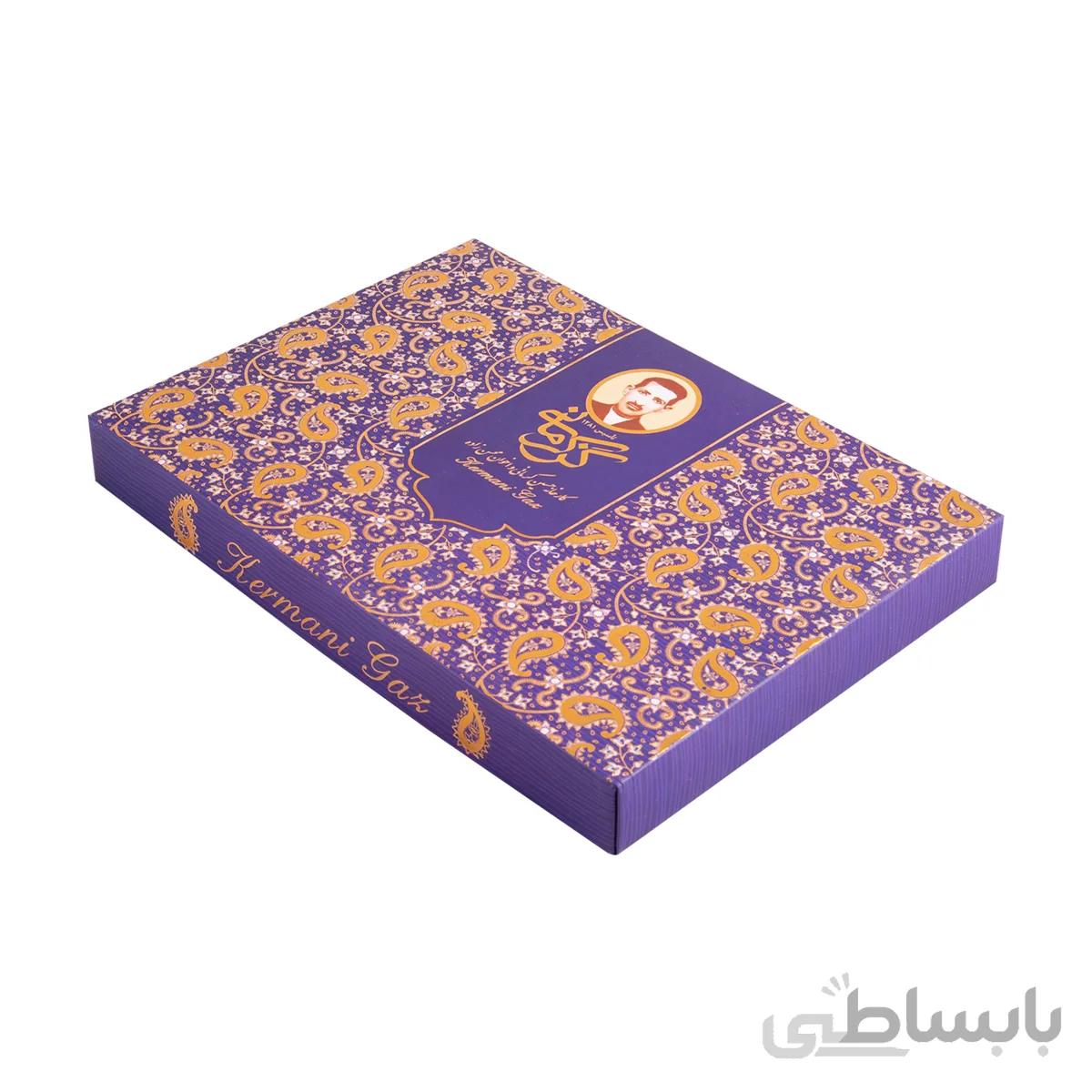 گز لقمه مخلوط پسته و بادام 28 درصد