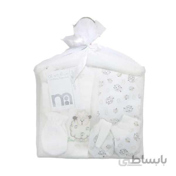 ست بیمارستانی 7 تکه نوزاد مادرکر Mothercare طرح بره