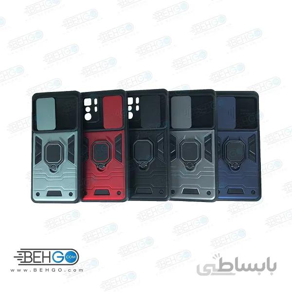 قاب گوشی شیائومی پوکو Xi Poco X3 GT کاور ضد ضربه بتمن آرمور با محافظ لنز دوربین Xi Poco X3 GT