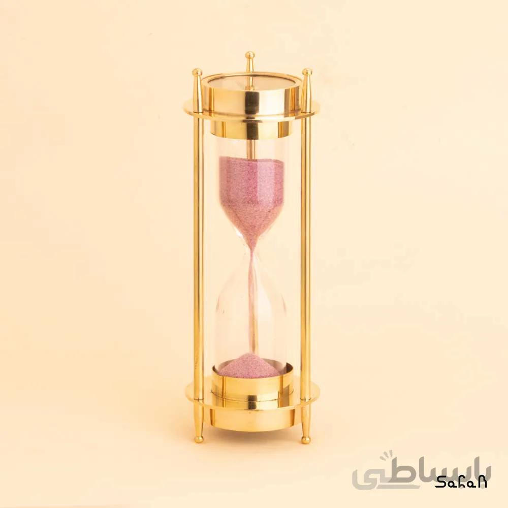 ساعت شنی برنجی طلایی