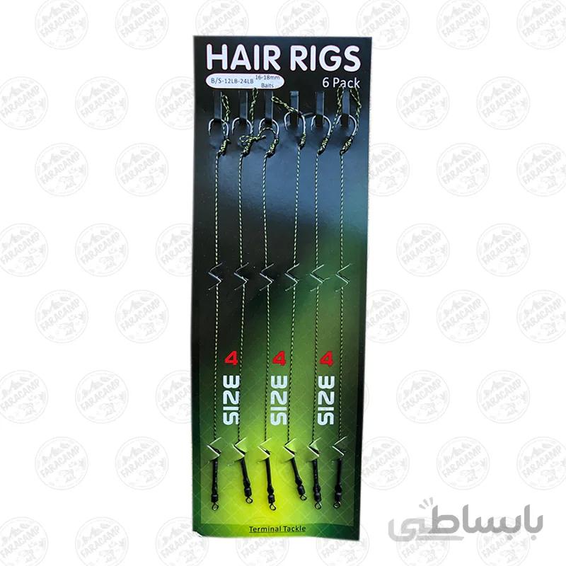 ریسه ا ماده مویی کپوری سایز 4 بسته 6 عددی