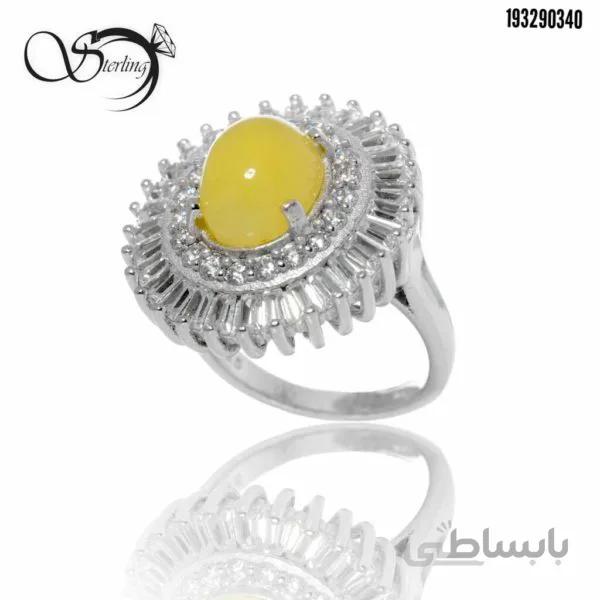 انگشتر نقره 925 زنانه شرف الشمس کد:۲۳۹۱