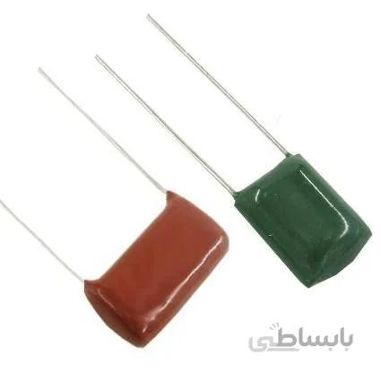 خازن پلی استر 3.3nF 100V